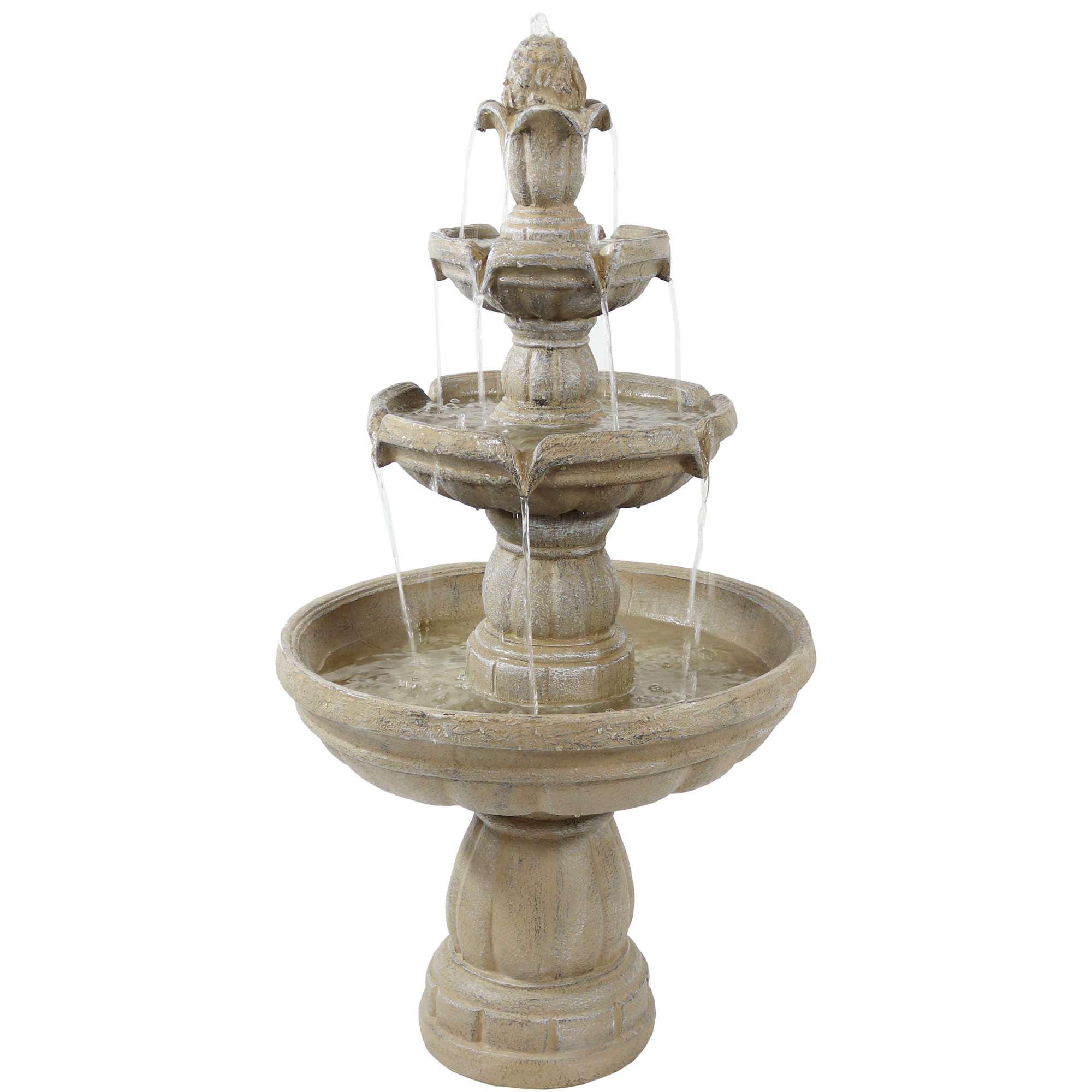 Sunnydaze Decor, 3-Tier Water Fountain - 48in., Model# FC-73688